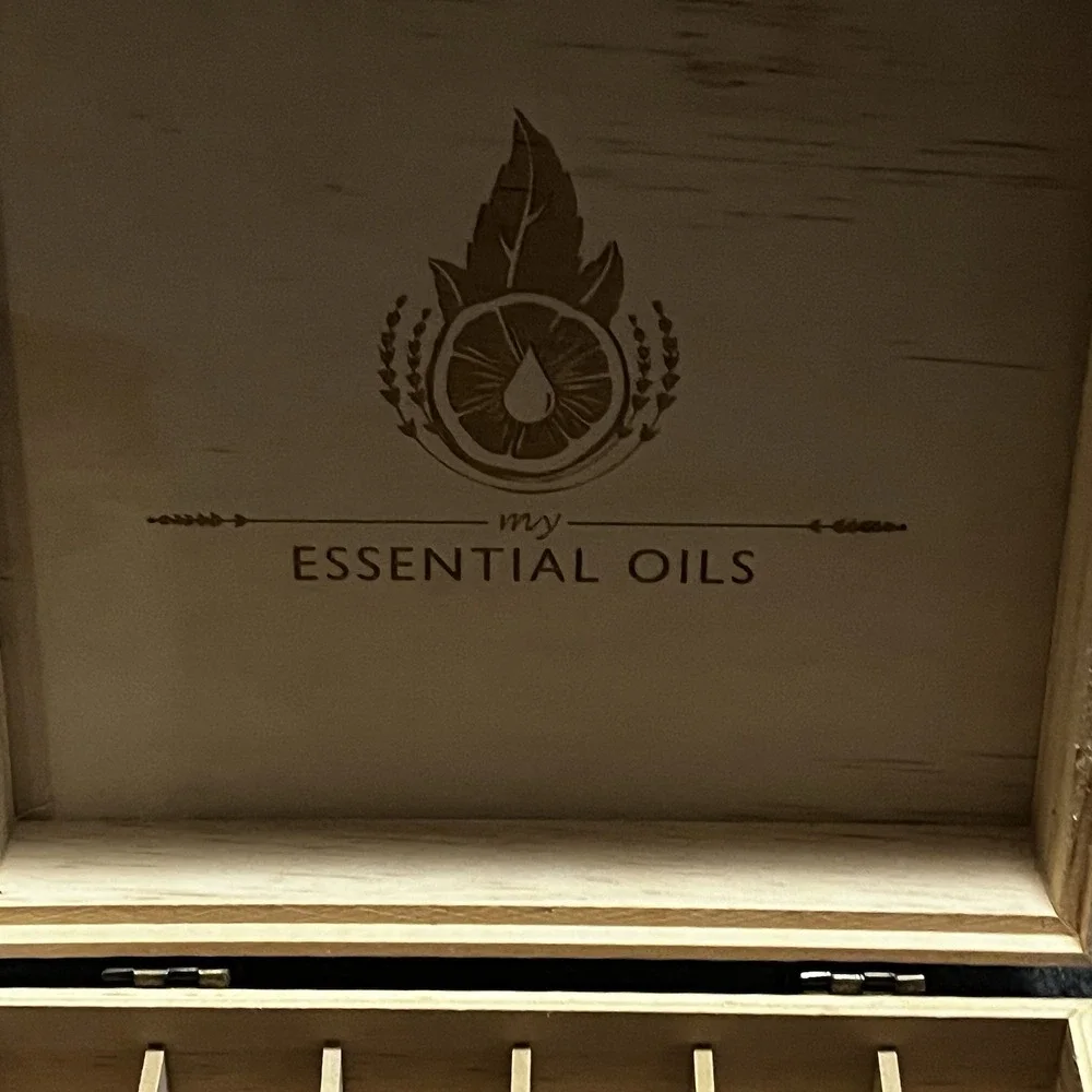 My Essential‎ Oil Box - 36 Grid Storage Case Essential Oil Wooden Box Organizer